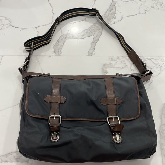 Rafe black satchel with multiple pockets - Picture 2 of 12
